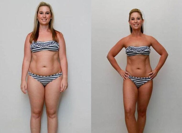enne ja pärast dieedilemmikut
